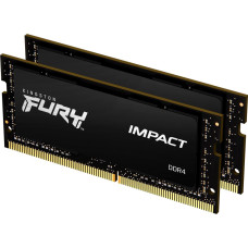 Kingston Fury Pamięć do laptopa Kingston Fury Impact, SODIMM, DDR4, 32 GB, 2666 MHz, CL15 (KF426S15IB1K2/32)