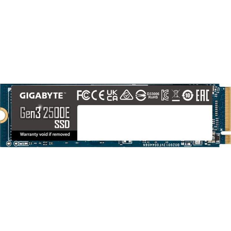 Gigabyte Datoru piederumi Gigabyte  
        
     GIGABYTE Gen3 2500E SSD 500GB