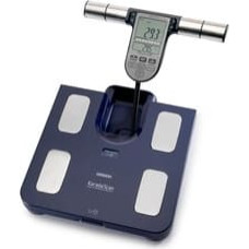 Omron BF511 Square Blue Electronic personal scale