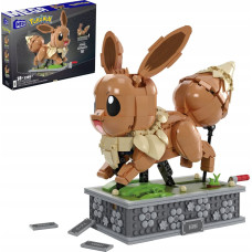 Mattel MEGA Pokemon „Ruchomy” Eevee do ustawiania  (HTH71)