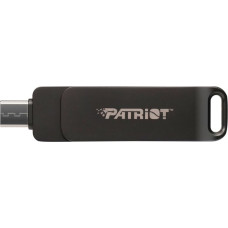 Patriot Memory Flashdrive PATRIOT Rage R550 512GB 100 MB/S USB A+C Swivel Design (PE512GR550DSAD) Black