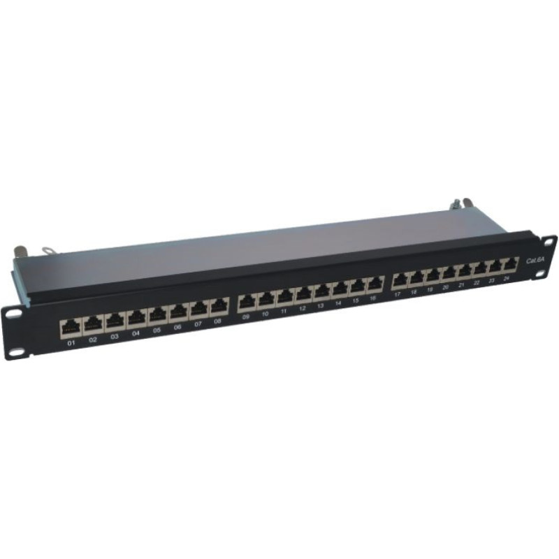 Alantec PK040 Patch panel STP cat.6A 24 ports LSA 1U 19