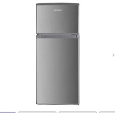 MPM MPM-125-CZ-11/E  silver refrigerator with a freezer