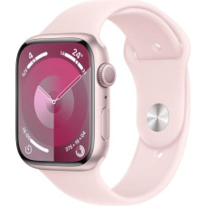 Apple Watch Series 9 Alu. 45mm GPS Sport Band Light Pink S/M MR9G3QF/A