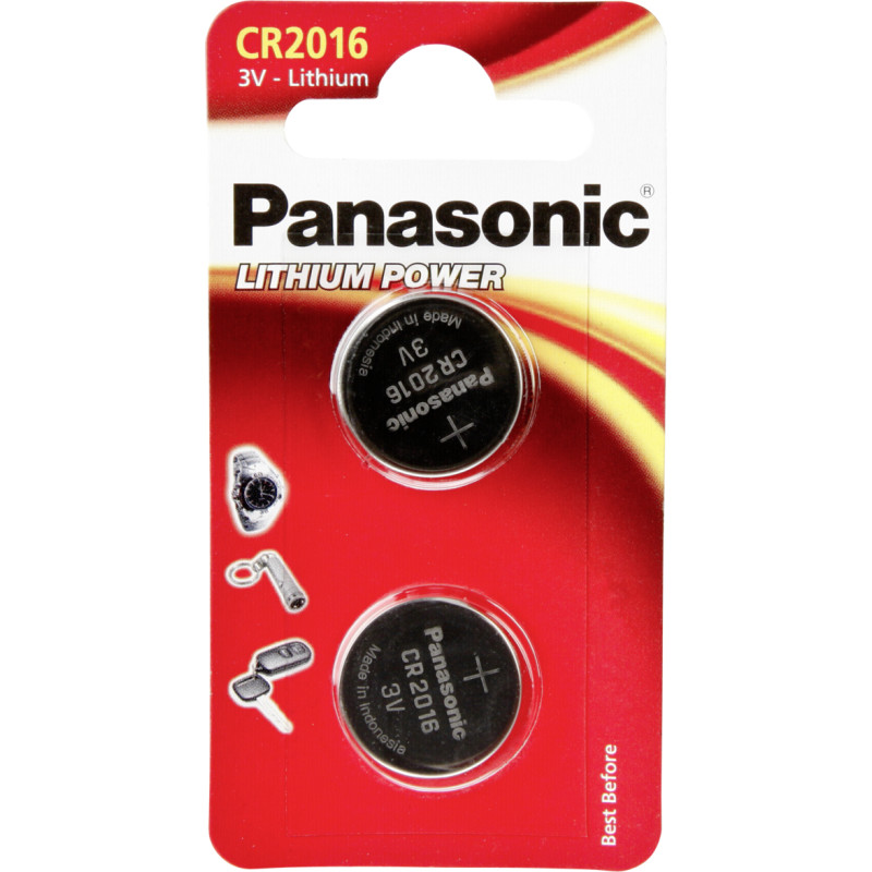 Panasonic 1x2 Panasonic CR 2016 Lithium Power