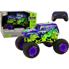 Leantoys Auto Terenowe Zdalnie Sterowane 2.4G RC 1:10 Ghost Fioletowy