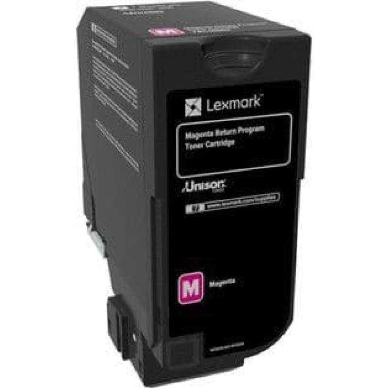 Lexmark Toner Lexmark 74C20M0 Magenta Oryginał  (74C20M0)