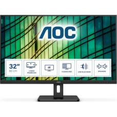 AOC E2 80 cm (31.5inch) 4K Ultra HD - LED - 4 ms - Black U32E2N