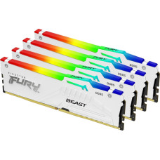 Kingston Fury Pamięć Kingston Fury Beast RGB, DDR5, 128 GB, 5200MHz, CL40 (KF552C40BWAK4-128)