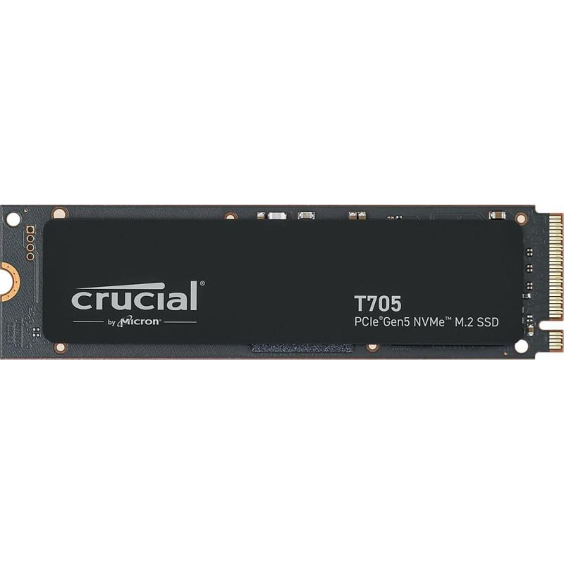 Crucial SSD|CRUCIAL|T705|2TB|M.2|PCIe Gen5|NVMe|Write speed 12700 MBytes/sec|Read speed 14500 MBytes/sec|TBW 1200 TB|CT2000T705SSD3