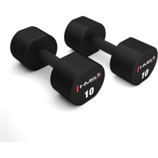 HMS Hanteles HPT10 2 x 10 KG POLYURETHANE DUMBBELLS TPU HMS