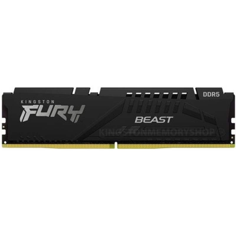 Kingston Operatīv atmiņa DDR4 Kingston  
        
     Fury Beast 16 GB, DDR5, 5200 MHz, PC/server, Registered No, ECC No, 1x16 GB