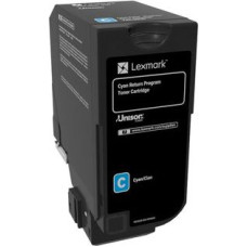 Lexmark Toner Lexmark 74C20C0 Cyan Oryginał  (74C20C0)