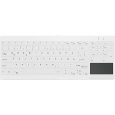 Cherry Klawiatura Cherry AK-C7412F MEDIC CORDED KB NOR WRLS TOUCHPAD NUMPAD IP68 WHITE