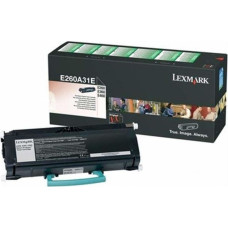 Lexmark Toner Lexmark E260A31E Black Oryginał  (E260A31E)