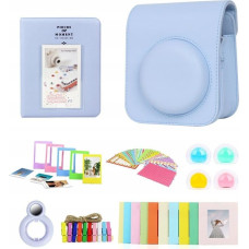 Loveinstant Pokrowiec LoveInstant Zestaw 8w1 Akcesoria do FujiFilm INSTAX Mini 12 / Niebieski