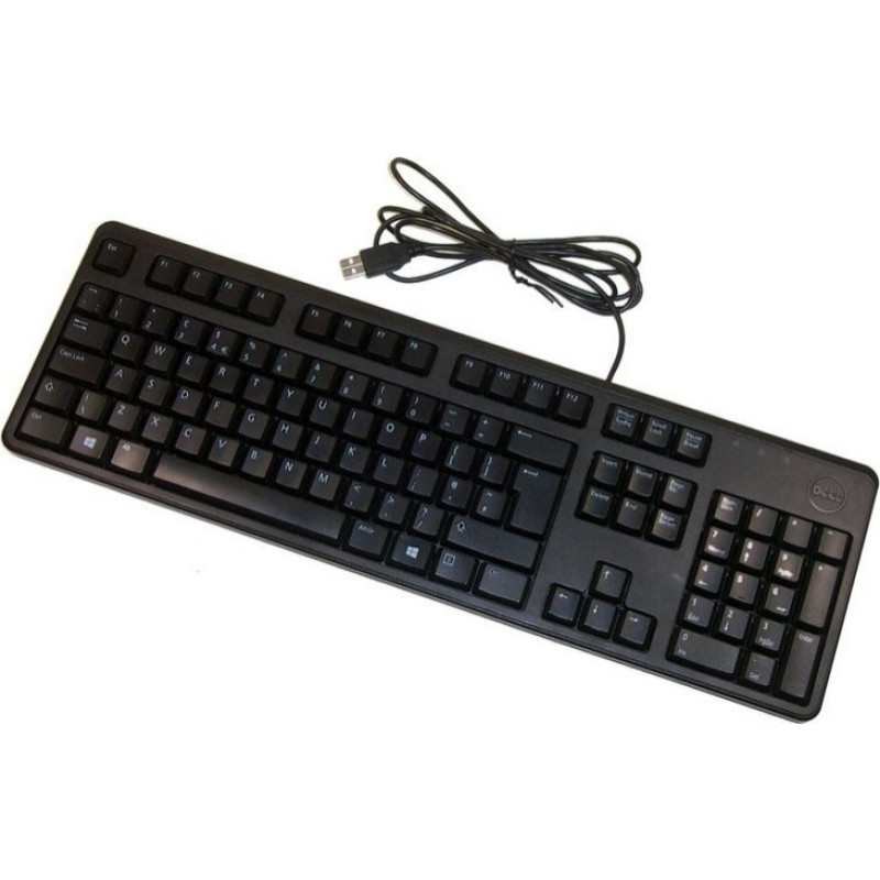 Dell Klawiatura Dell DELL DJ491 klawiatura USB QWERTY Angielski Czarny