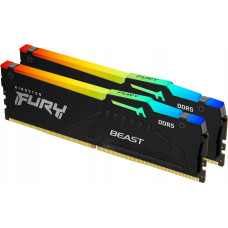 Kingston Fury Pamięć Kingston Fury Beast RGB, DDR5, 64 GB, 6400MHz, CL32 (KF564C32BBAK2-64)