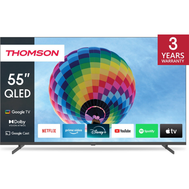 Thomson Telewizor Thomson 55QG4S14 QLED 55'' 4K Ultra HD Google TV