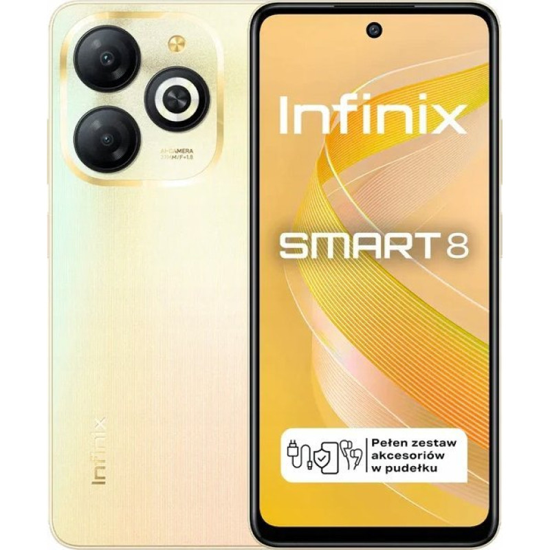 Infinix Smartfon Infinix Smart 8 3/64GB Pomarańczowy  (35209)