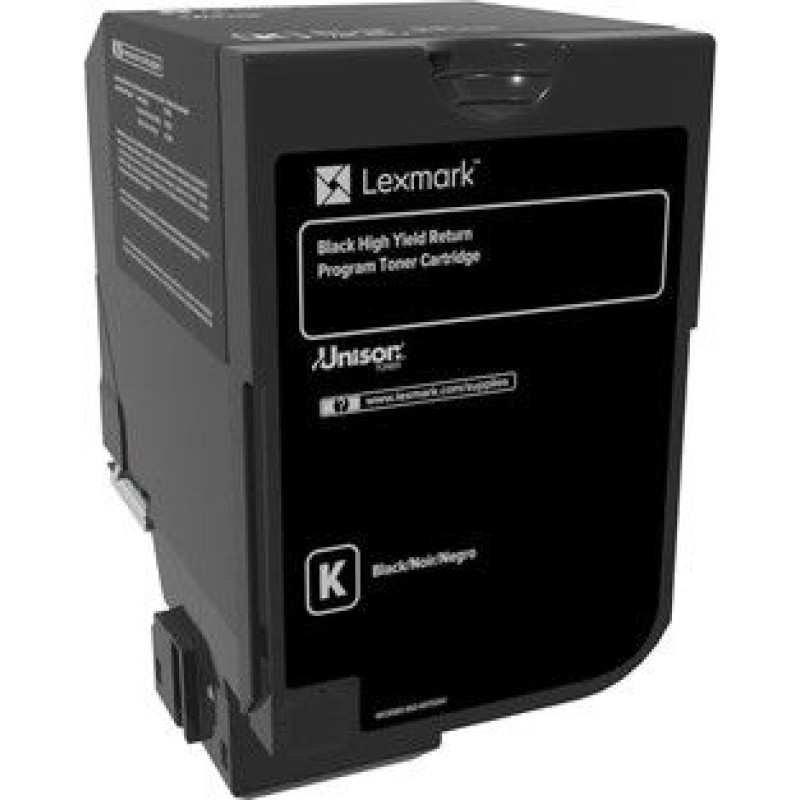 Lexmark Toner Lexmark 74C2HK0 Black Oryginał  (74C2HK0)