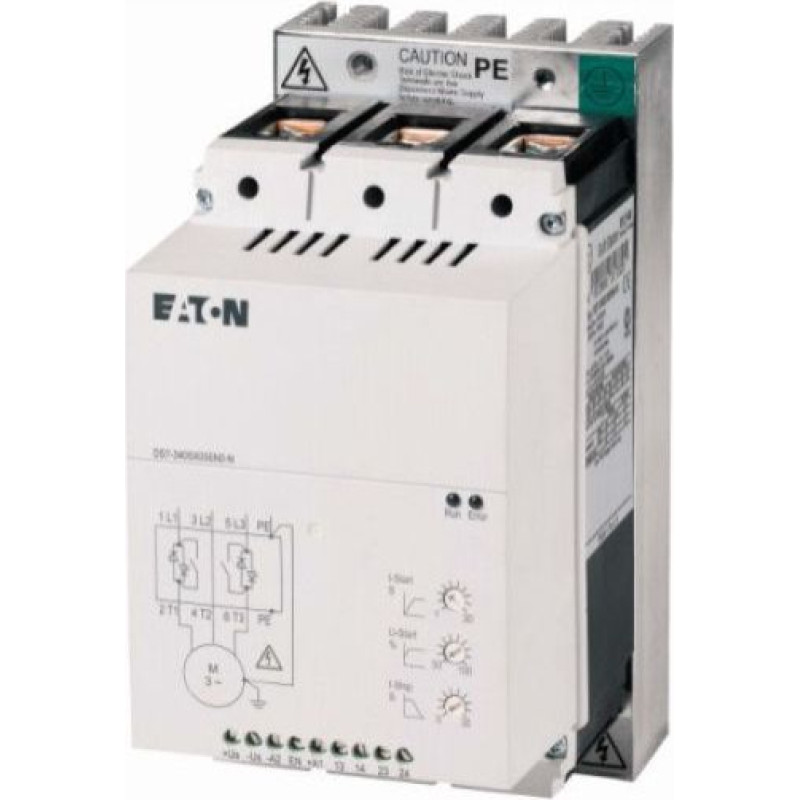 Eaton Softstart 3-fazowy 400VAC 55A 30kW/400V Uc=24V AC/DC DS7-340SX055N0-N (134917)