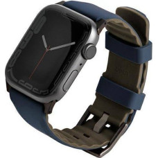 Uniq Pasek UNIQ Linus Apple Watch 4/5/6/7/SE/8/Ultra 44/45/49mm Airosoft Silicone niebieski/nautical blue