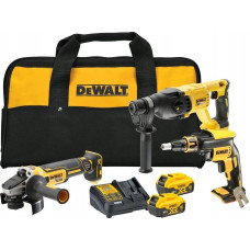 Dewalt Zestaw elektronarzędzi Dewalt 18v xr zestaw dch133 dcg405 dcf620 2x5ah