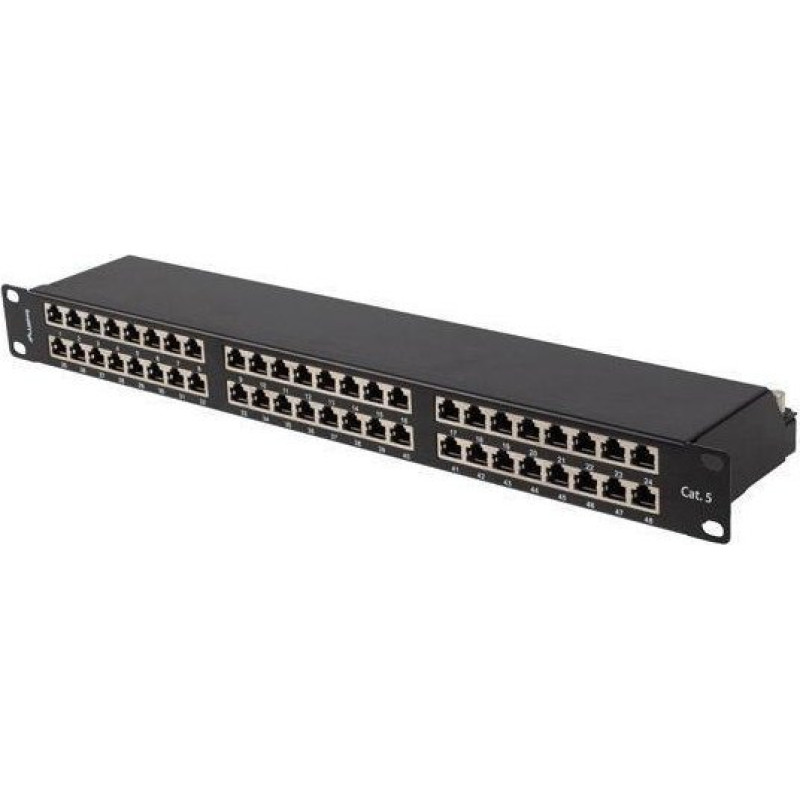 Lanberg Patch panel Lanberg PPS6-1048-B 48 port 1U 19