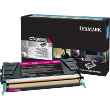 Lexmark Toner Lexmark C746A1MG Magenta Oryginał  (C746A1MG)