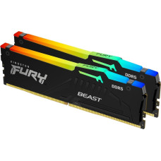 Kingston Fury Pamięć Kingston Fury Beast RGB, DDR5, 32 GB, 6400MHz, CL32 (KF564C32BBAK2-32)