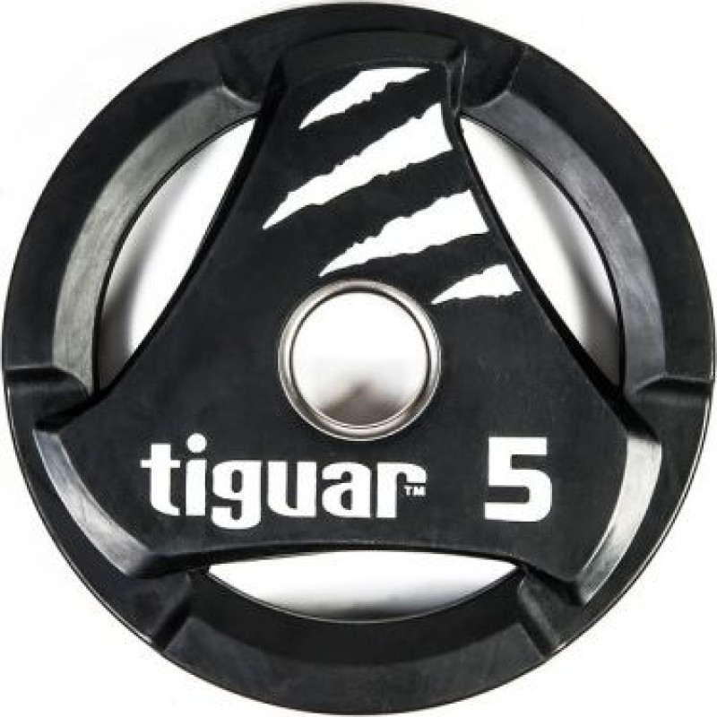 Tiguar tiguar talerz olimpijski PU 5 kg obciążenie TI-WTPU00500