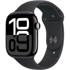 Apple Watch Series 10 GPS 42mm Jet Black Alu Case, Black Sport Band S/M EU MWWE3