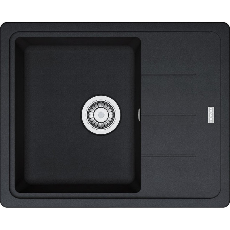 Franke Zlewozmywak Franke Zlewozmywak wpuszczany BASIS BFG 611-62 Fragranit onyx , odpływ zatyczkowy