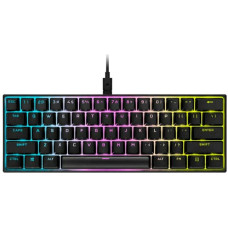 Corsair Игровая клавиатура Gaming Corsair K65 RGB MINI 60% Mechanical Gaming Чёрный Испанская Qwerty