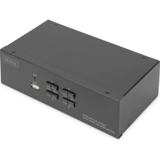 Digitus Przełącznik Digitus KVM Digitus 4-port Dual View HD