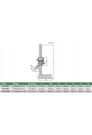 Insize WYSOKOSCIOMIERZ CYFR. 0-600MM