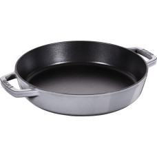 Staub Patelnia STAUB Patelnia STAUB żeliwo 2 uchwyty 26 cm grafit