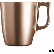 Luminarc Кружка Mug Luminarc Flashy Светло-коричневый 250 ml Cтекло (6 штук)