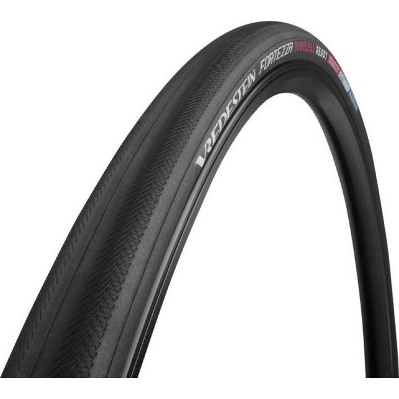 Vredestein Opona szosowa VREDESTEIN FORTEZZA TUBELESS READY 700x25 (25-622) zwijana wkładka antyprzebiciowa TPI120 290g czarna (NEW)