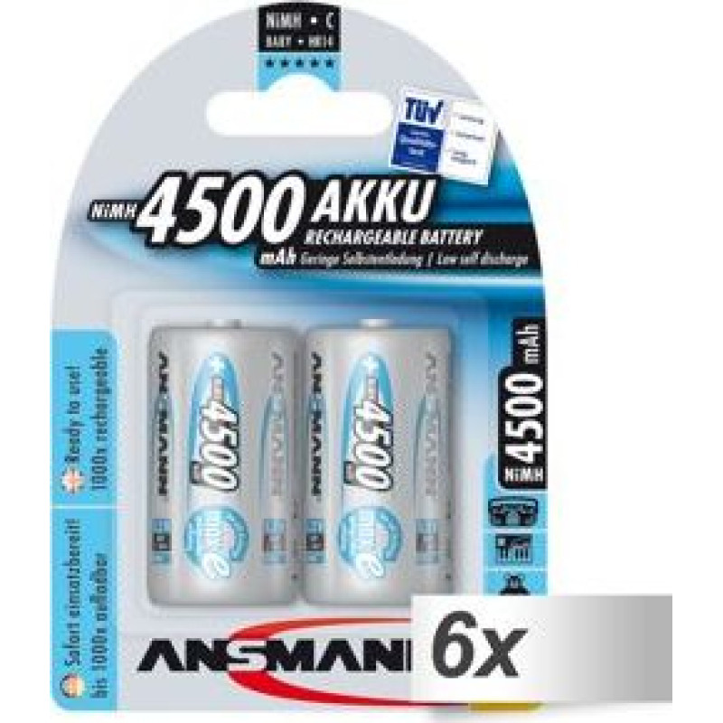 Ansmann Akumulator MaxE 4500mAh 6 szt.