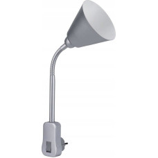 Paulmann Lampka biurkowa Paulmann Lampa wtyczkowa JANUS elastyczne ramię  E14 max. 20W 230V szary