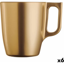 Luminarc Кружка Mug Luminarc Flashy Позолоченный Cтекло 250 ml (6 штук)