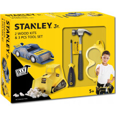 Stanley Junior Zestaw samochodów i narzędzi Stanley Jr 5-cz.(U004-K02-T03-SY)