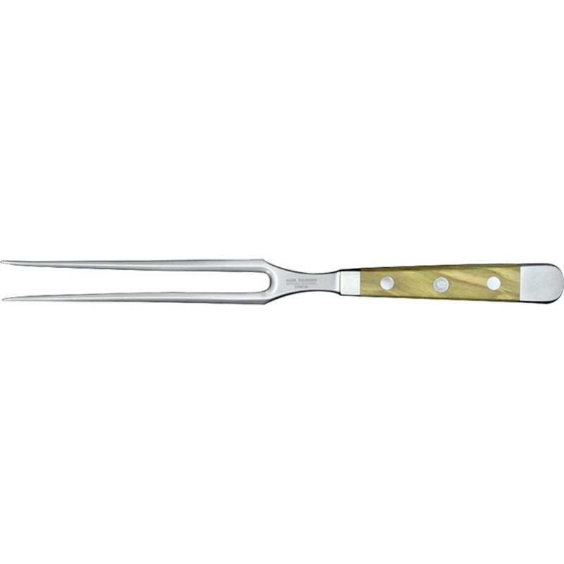 Gude Güde Alpha Meat Fork 18cm Olive Wood