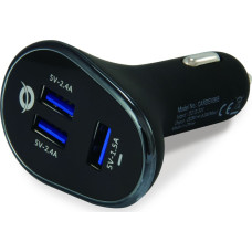 Conceptronic Ładowarka Conceptronic CARDEN06B 3x USB-A 6.3 A  (CARDEN06B)