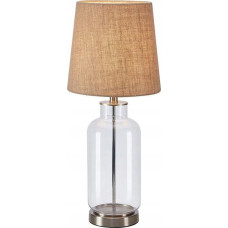 Markslojd Lampka biurkowa Markslojd Markslojd Costero 108694 lampa stołowa lampka 1x40W E14 beżowa/przezroczysta