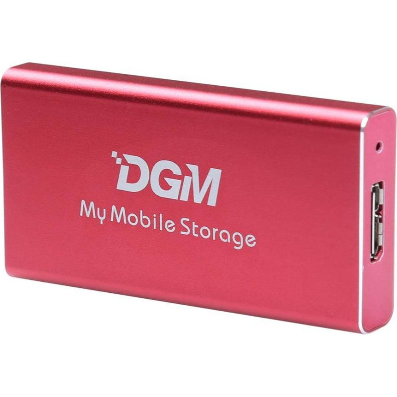 DGM Dysk zewnętrzny SSD DGM My Mobile Storage 512GB Czerwony (MMS512RD)