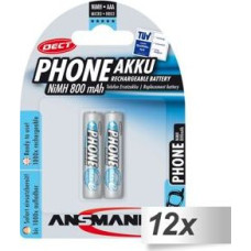 Ansmann Akumulator Phone AAA / R03 800mAh 24 szt.