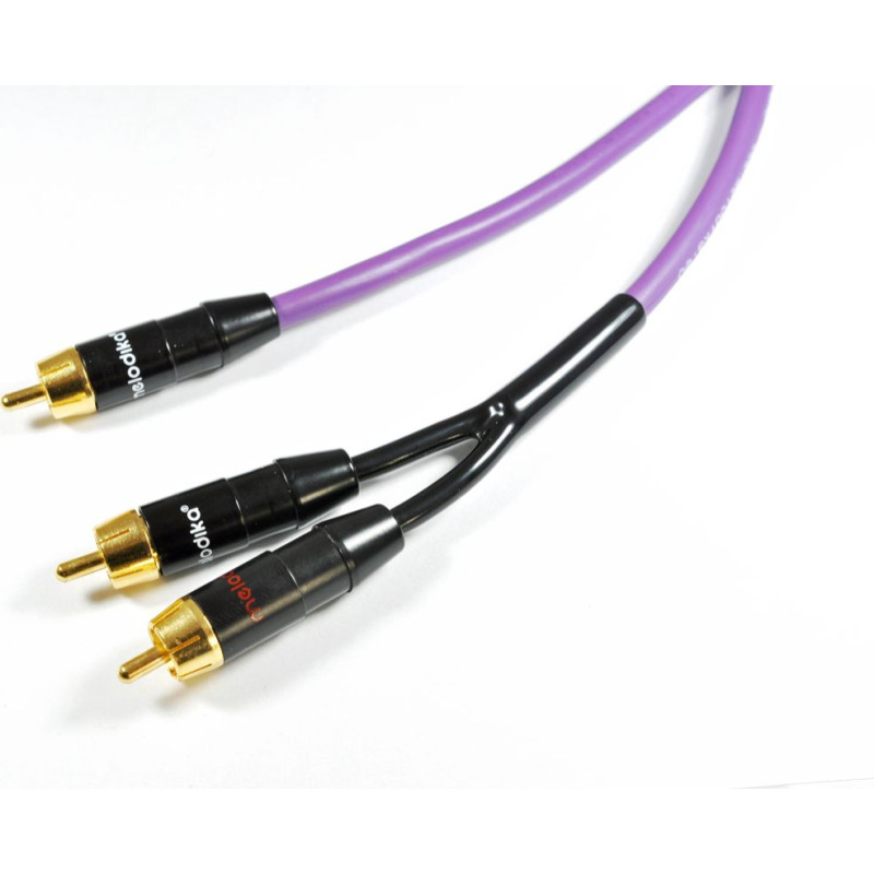 Melodika Kabel Melodika RCA (Cinch) - RCA (Cinch) x2 20m fioletowy